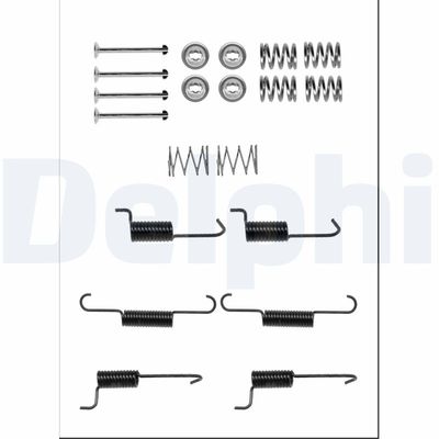 Accessory Kit, parking brake shoes DELPHI LY1317