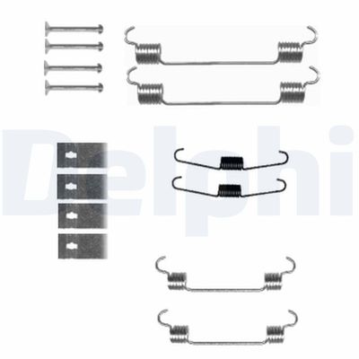 Accessory Kit, brake shoes DELPHI LY1343