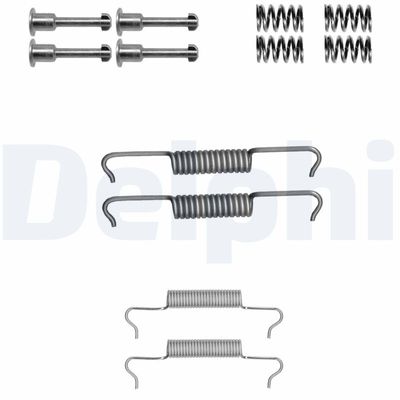 Accessory Kit, parking brake shoes DELPHI LY1352