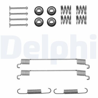 Accessory Kit, brake shoes DELPHI LY1365