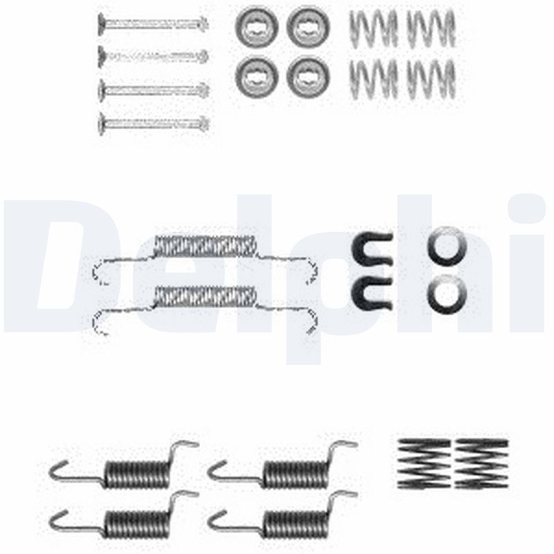 DELPHI LY1367 Accessory Kit, parking brake shoes
