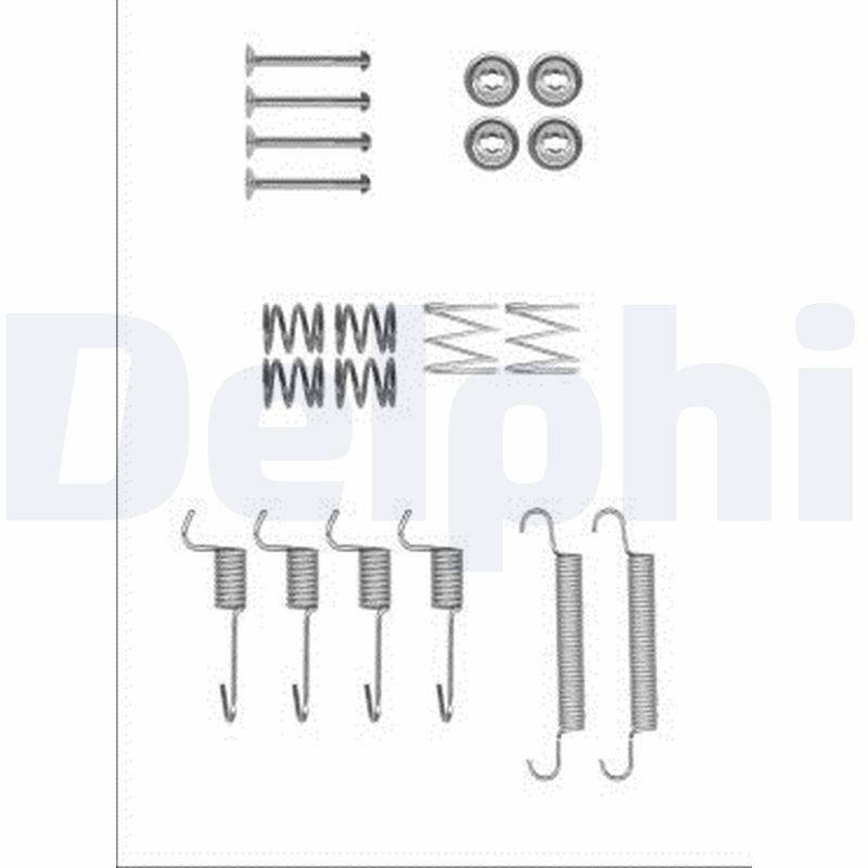 DELPHI LY1371 Accessory Kit, parking brake shoes