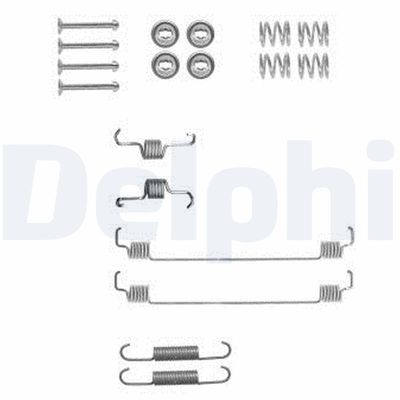 Accessory Kit, brake shoes DELPHI LY1376