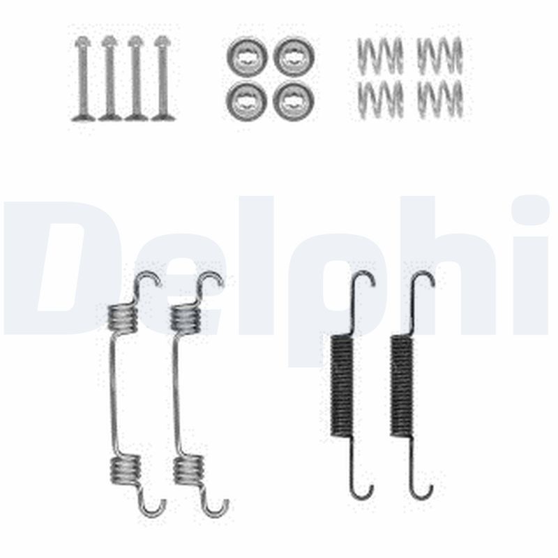 DELPHI LY1381 Accessory Kit, parking brake shoes