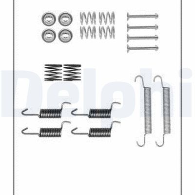 Accessory Kit, parking brake shoes DELPHI LY1386