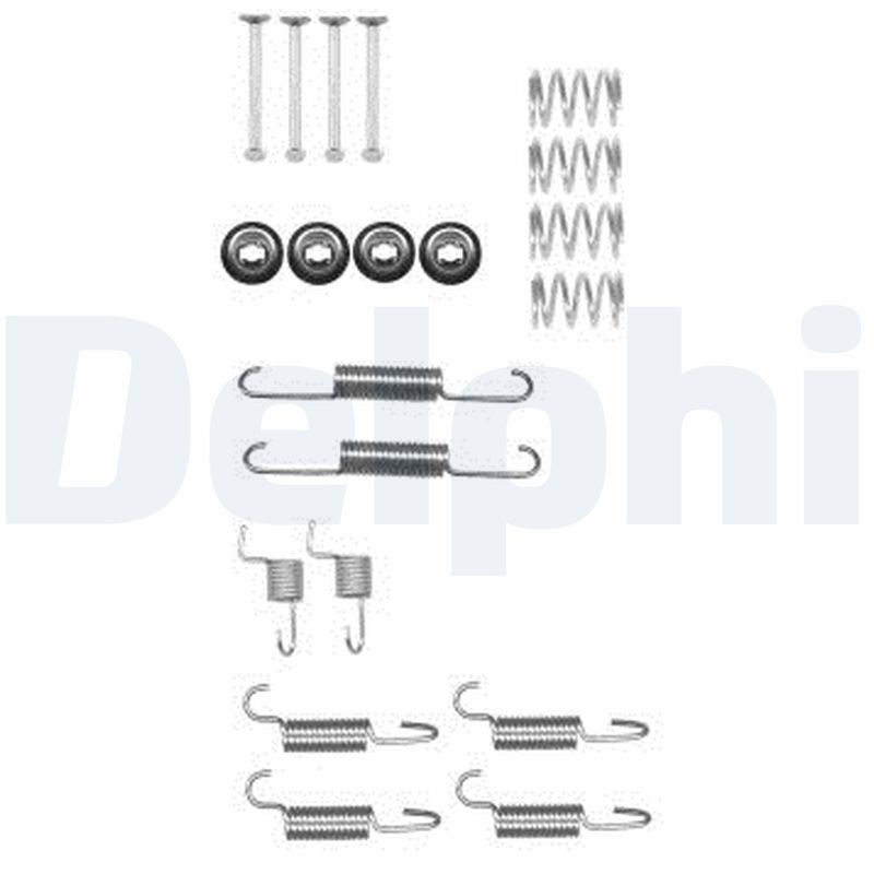 DELPHI LY1391 Accessory Kit, parking brake shoes