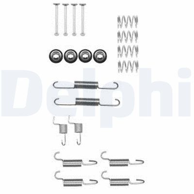 Accessory Kit, parking brake shoes DELPHI LY1391