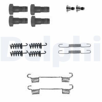 Accessory Kit, parking brake shoes DELPHI LY1395