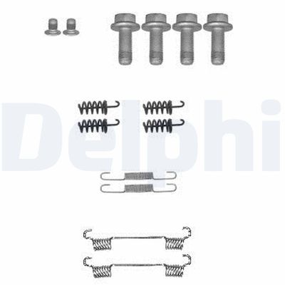 Accessory Kit, parking brake shoes DELPHI LY1396