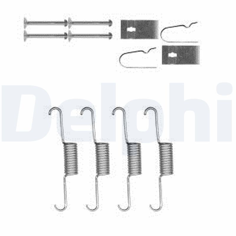 DELPHI LY1398 Accessory Kit, parking brake shoes