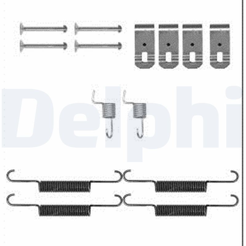 DELPHI LY1399 Accessory Kit, parking brake shoes