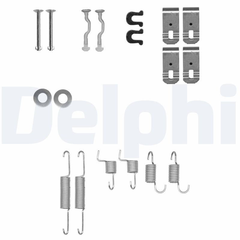 DELPHI LY1401 Accessory Kit, parking brake shoes