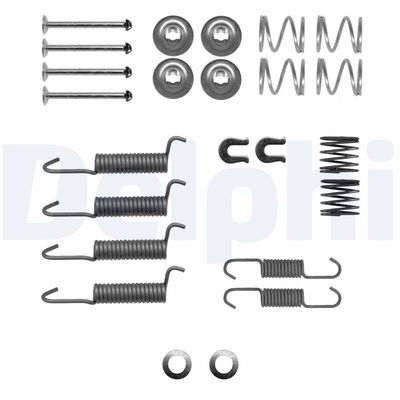 Accessory Kit, parking brake shoes DELPHI LY1406