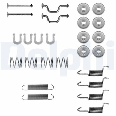 Accessory Kit, parking brake shoes DELPHI LY1408