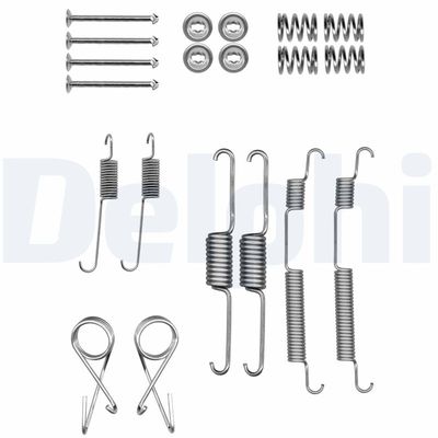 Accessory Kit, brake shoes DELPHI LY1415
