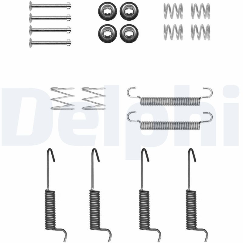 DELPHI LY1424 Accessory Kit, parking brake shoes