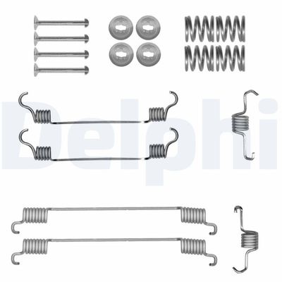 Accessory Kit, brake shoes DELPHI LY1429