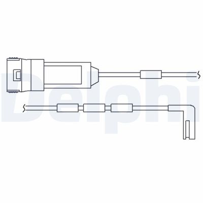 Warning Contact, brake pad wear DELPHI LZ0125
