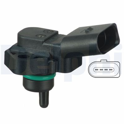 Sensor, intake manifold pressure DELPHI PS10098