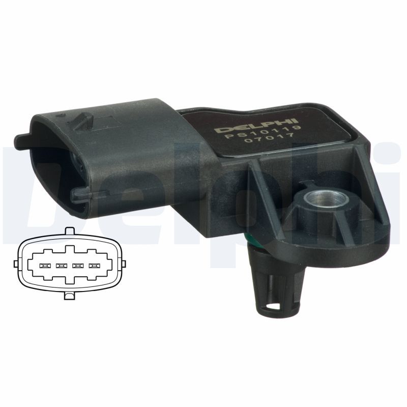DELPHI PS10119 Sensor, intake manifold pressure