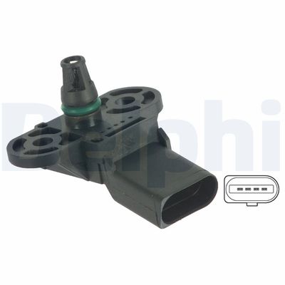 Sensor, intake manifold pressure DELPHI PS10123