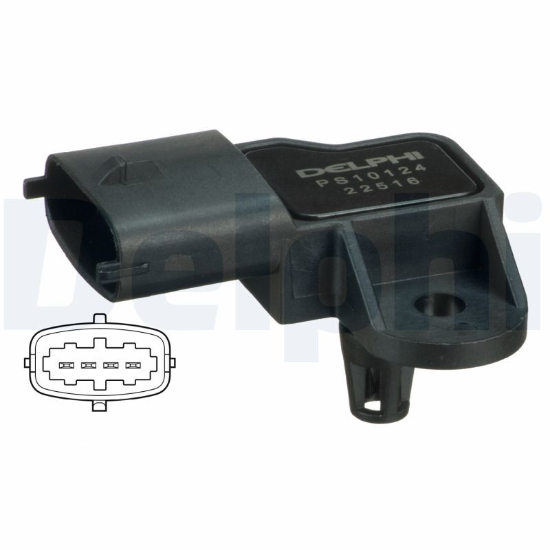 DELPHI PS10124 Sensor, intake manifold pressure