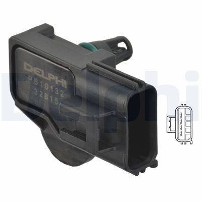 Sensor, intake manifold pressure DELPHI PS10132