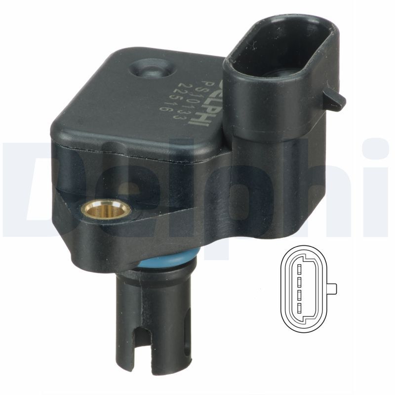 DELPHI PS10133 Sensor, intake manifold pressure