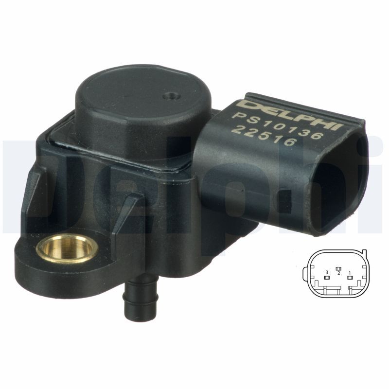 DELPHI PS10136 Sensor, intake manifold pressure