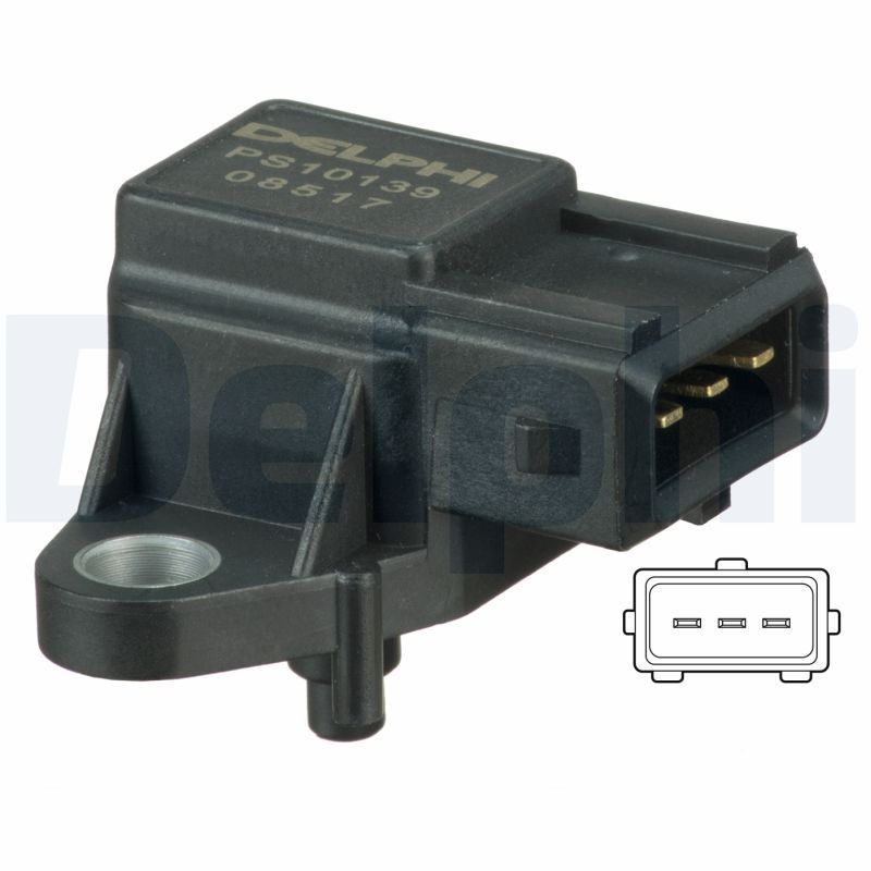 DELPHI PS10139 Sensor, intake manifold pressure