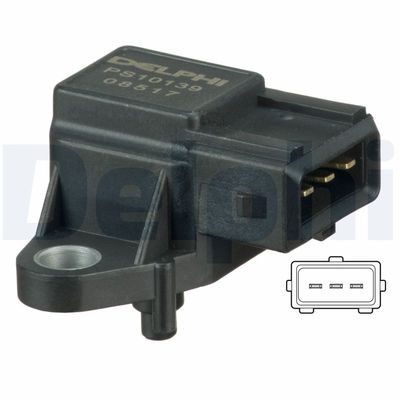 Sensor, intake manifold pressure DELPHI PS10139