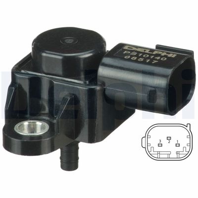 Sensor, intake manifold pressure DELPHI PS10140