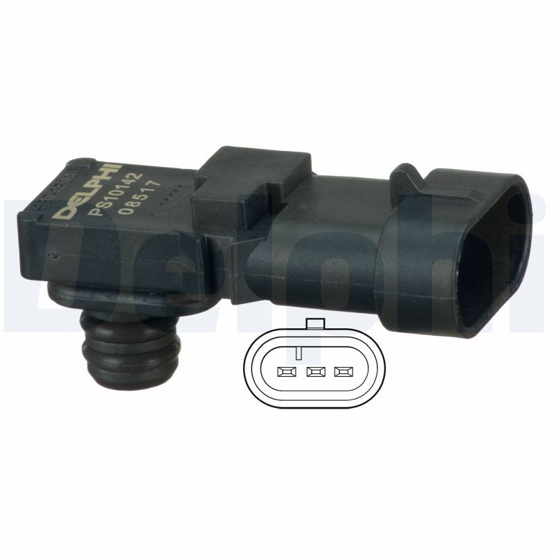 DELPHI PS10142 Sensor, intake manifold pressure