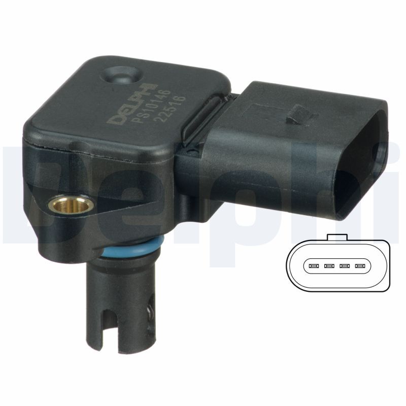 DELPHI PS10146 Sensor, intake manifold pressure