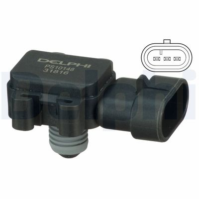 Sensor, intake manifold pressure DELPHI PS10148