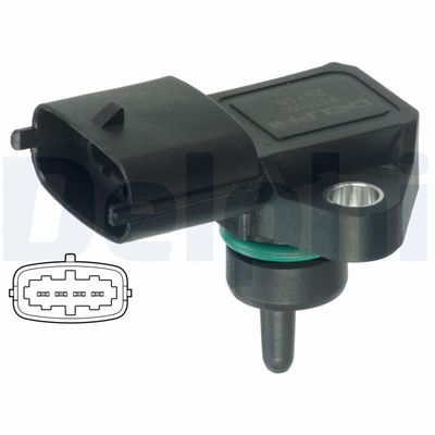 Sensor, intake manifold pressure DELPHI PS10150