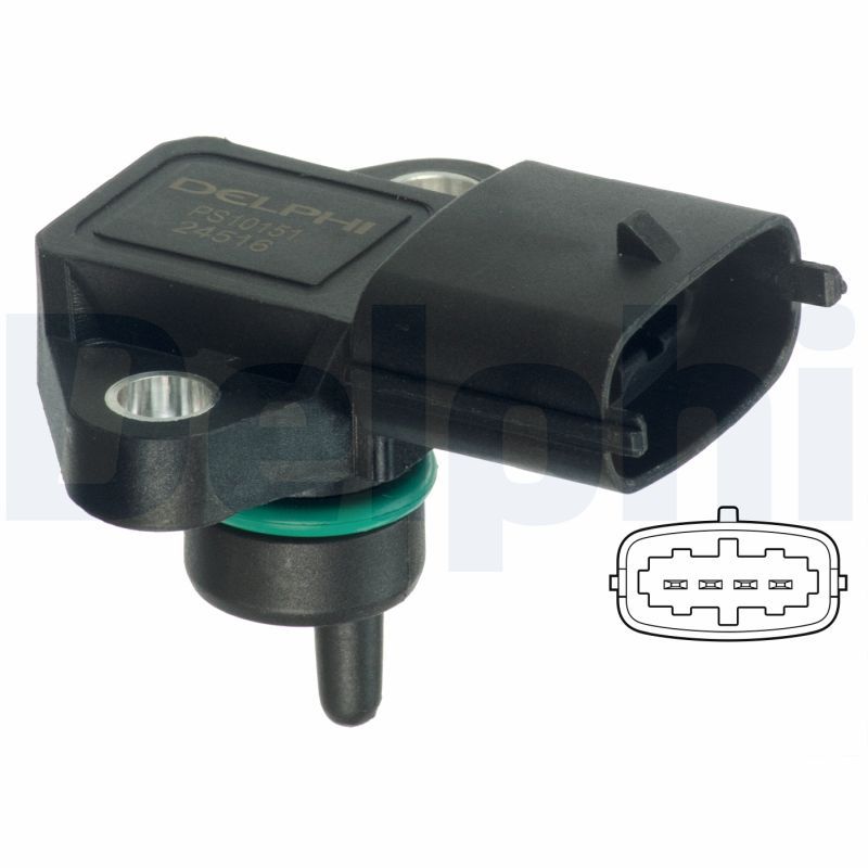 DELPHI PS10151 Sensor, intake manifold pressure