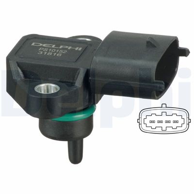 Air Pressure Sensor, altitude adaption DELPHI PS10152