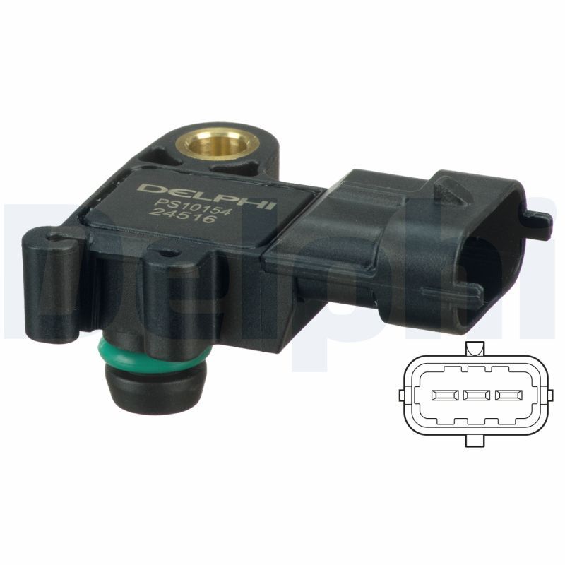 DELPHI PS10154 Sensor, intake manifold pressure