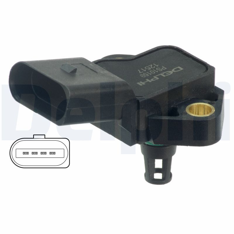 DELPHI PS10159 Sensor, boost pressure