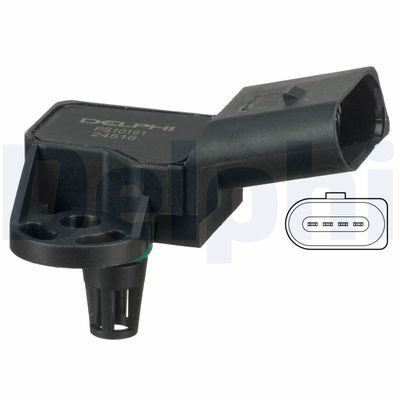 Sensor, intake manifold pressure DELPHI PS10161