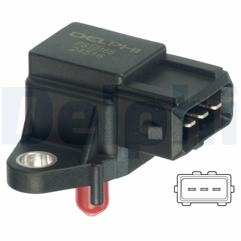 DELPHI PS10165 Sensor, intake manifold pressure