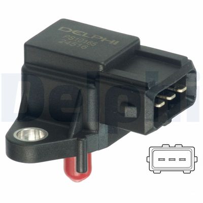 Sensor, intake manifold pressure DELPHI PS10165