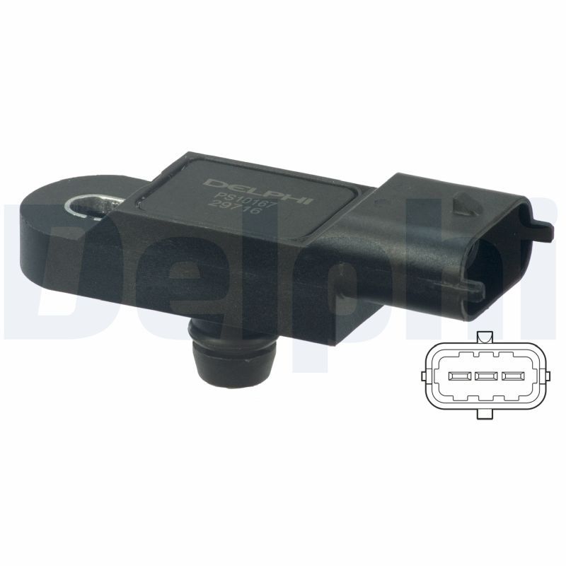 DELPHI PS10167 Sensor, intake manifold pressure