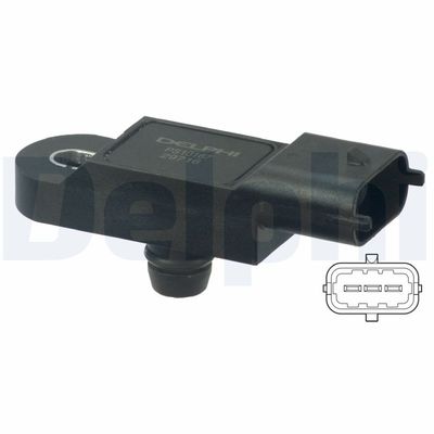 Sensor, intake manifold pressure DELPHI PS10167