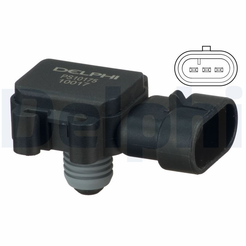 DELPHI PS10175 Sensor, boost pressure
