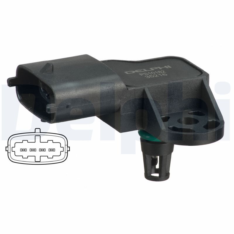 DELPHI PS10182 Sensor, intake manifold pressure