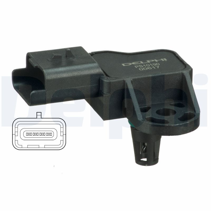 DELPHI PS10190 Air Pressure Sensor, altitude adaption