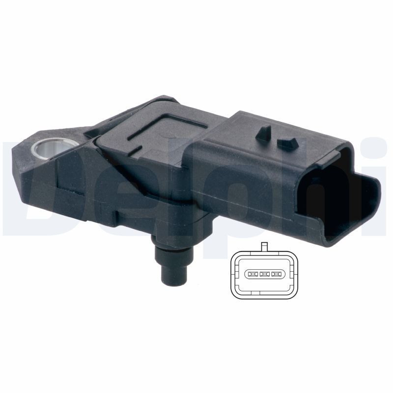 DELPHI PS10197 Air Pressure Sensor, altitude adaption