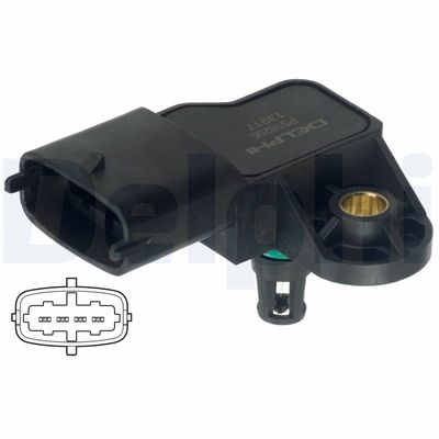 Air Pressure Sensor, altitude adaption DELPHI PS10206
